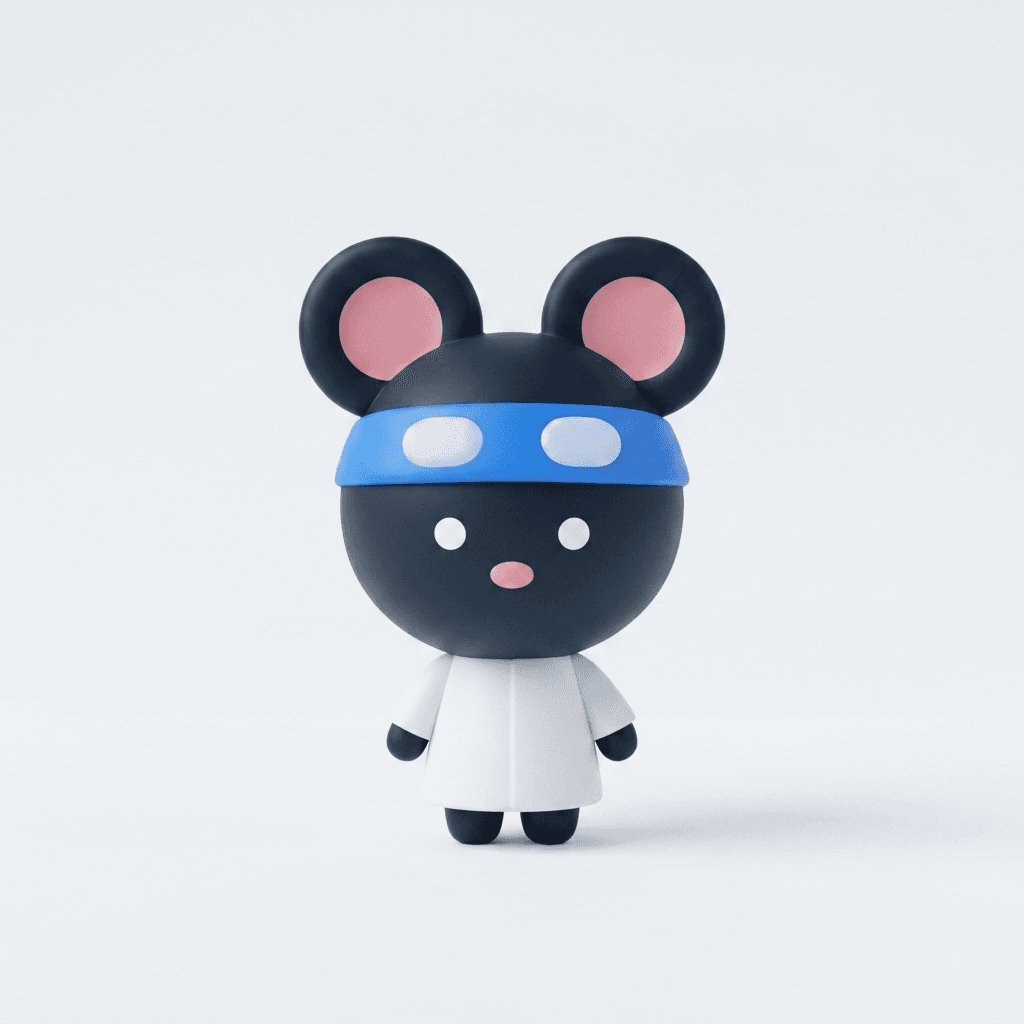 Goggle-Rat Figurine